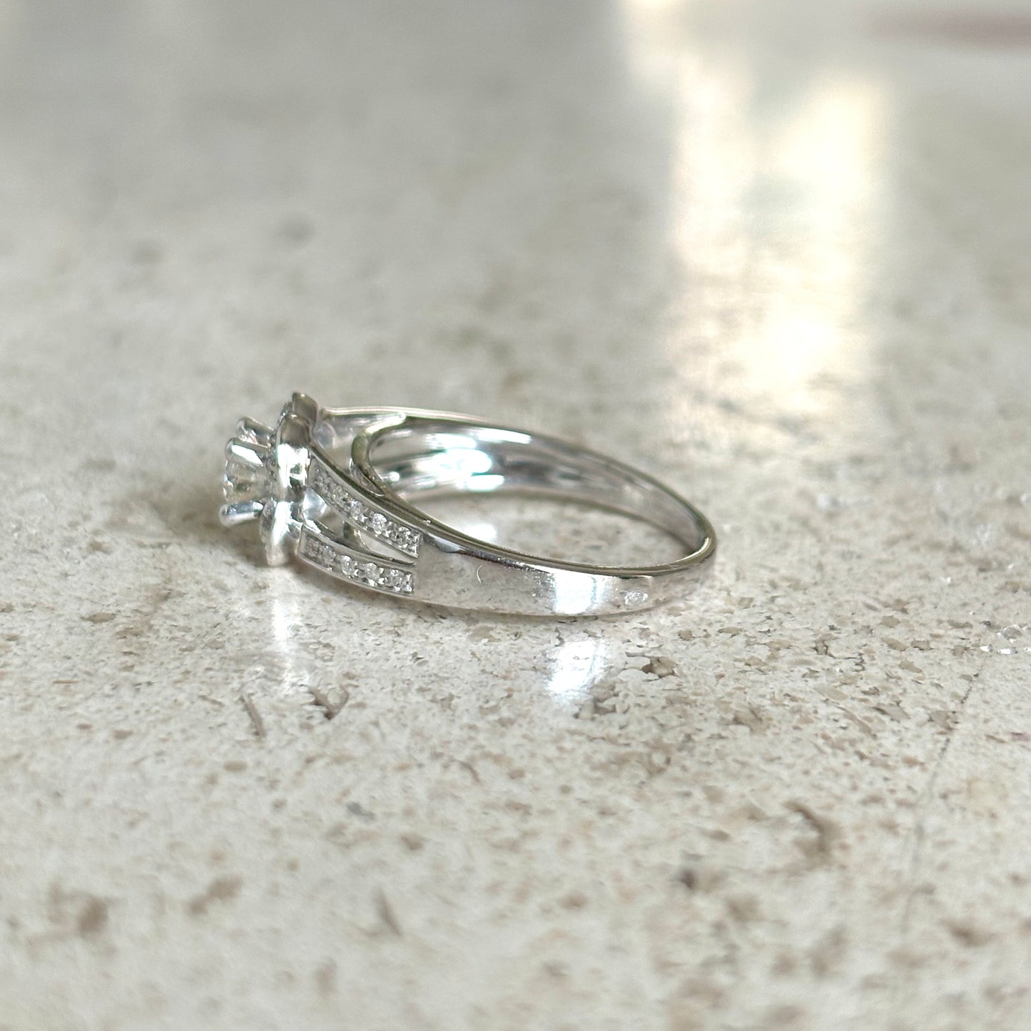Bague Mauboussin Chance of Love N°3 - Or Blanc 750 & Diamants