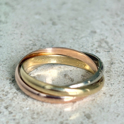 Bague Alliance Trinity Cartier - 3 Ors