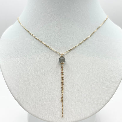 Collier Zunesha - Plaqué Or 750 & Labradorite Neuf