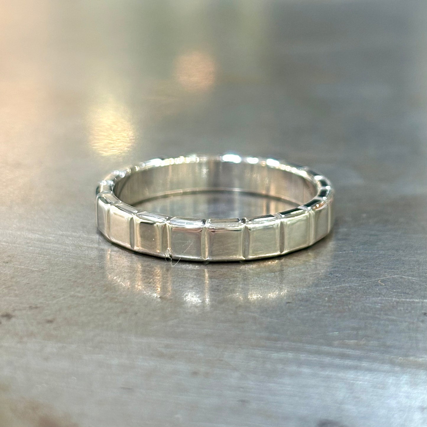 Bague Alliance Chopard - Or Blanc 750 & Diamant