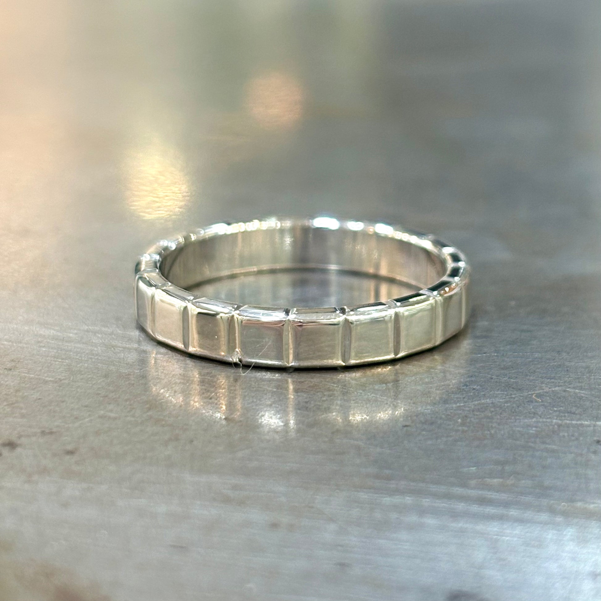 Bague Alliance Chopard - Or Blanc 750 & Diamant