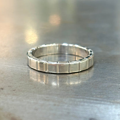Bague Alliance Chopard - Or Blanc 750 & Diamant
