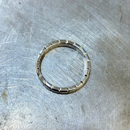 Bague Alliance Chopard - Or Blanc 750 & Diamant