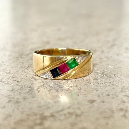Bague Jonc Trilogie - Or Jaune 750