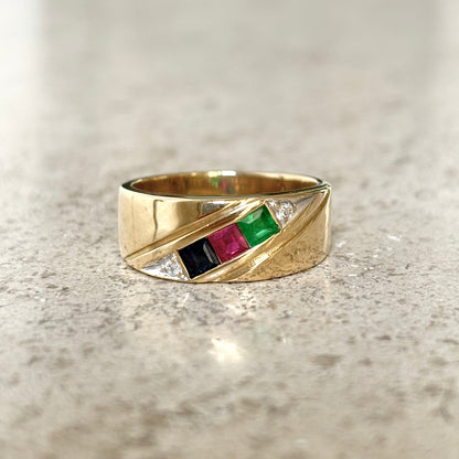 Bague Jonc Trilogie - Or Jaune 750