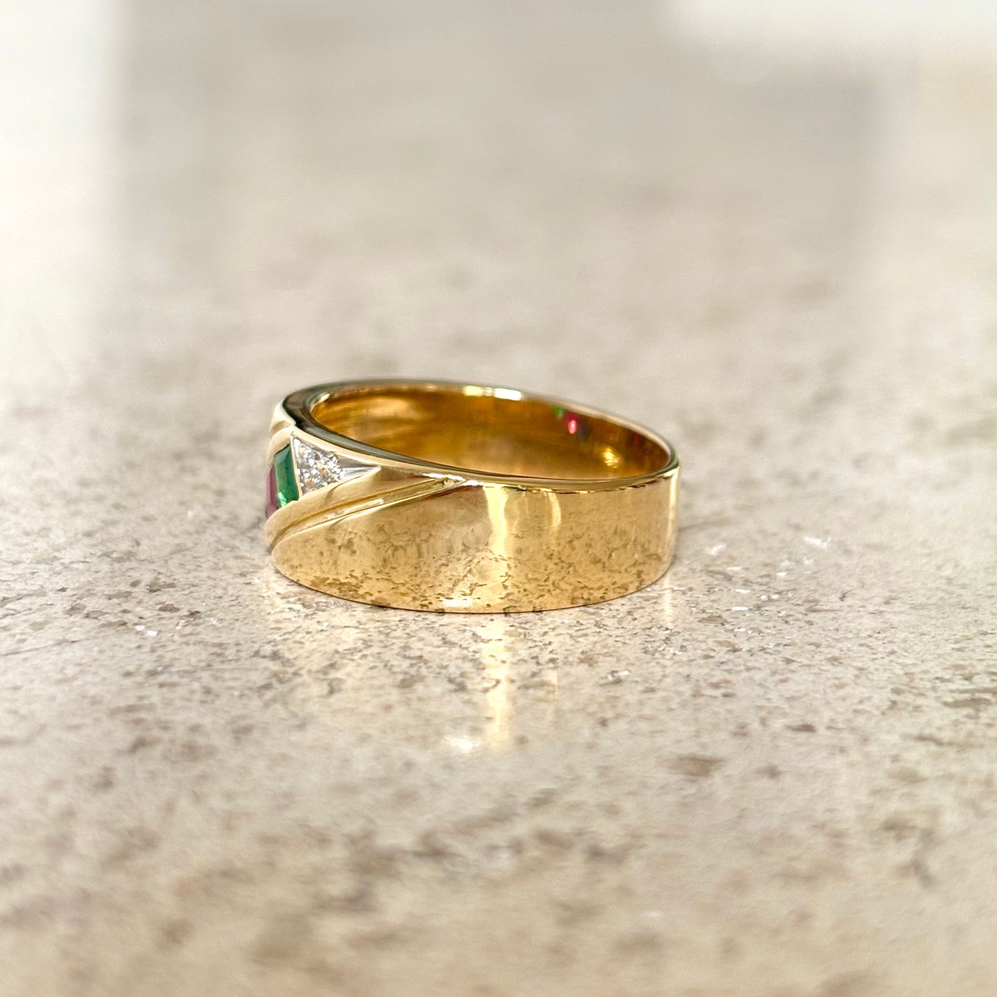 Bague Jonc Trilogie - Or Jaune 750