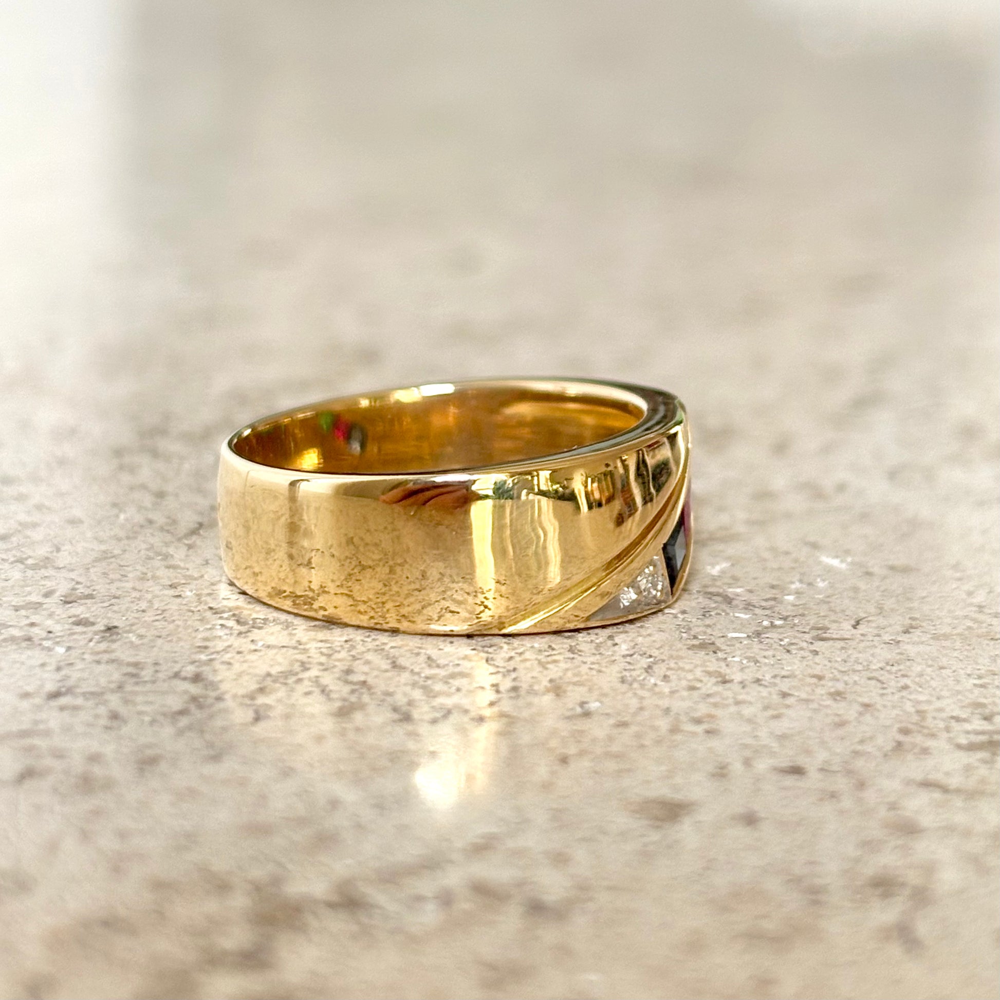 Bague Jonc Trilogie - Or Jaune 750