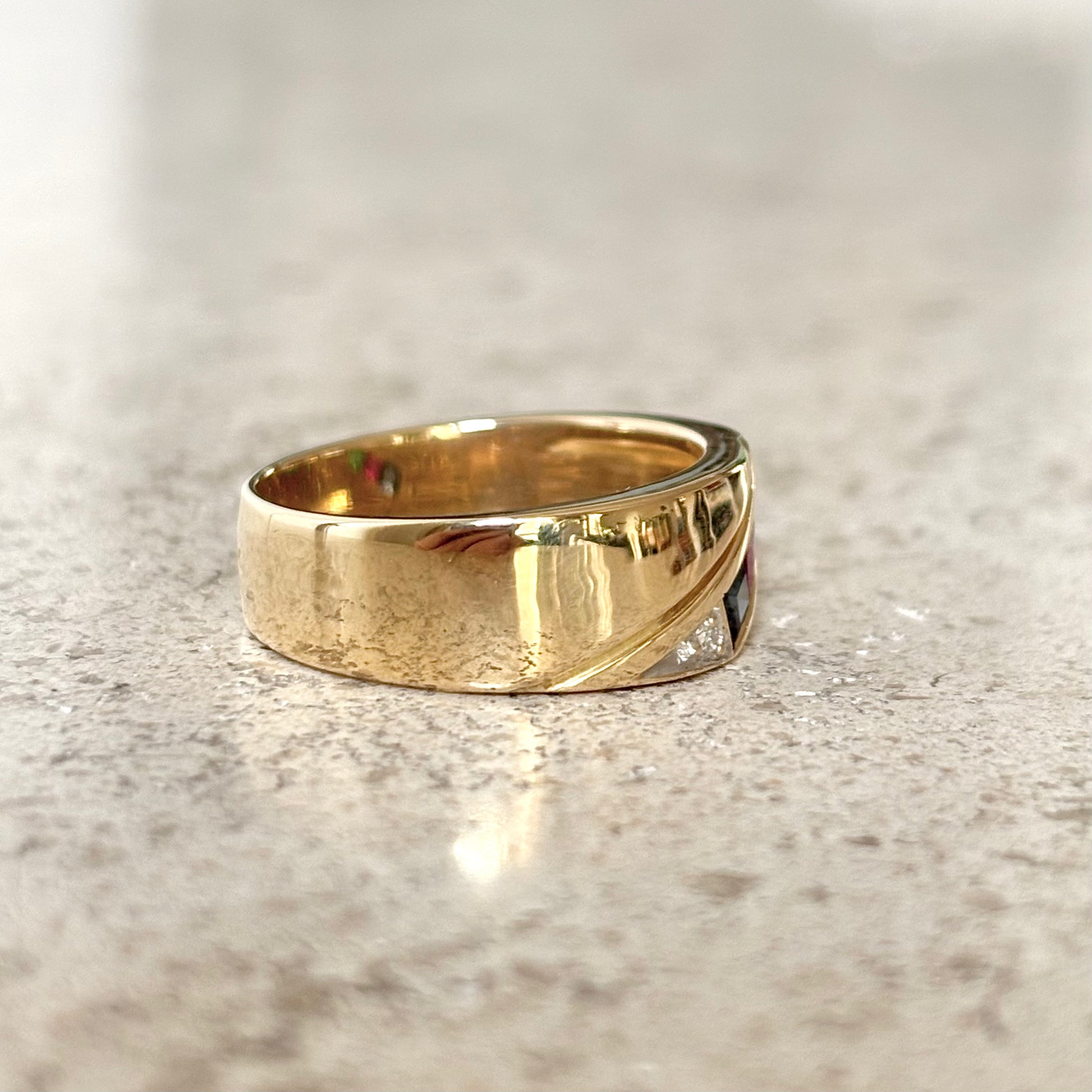 Bague Jonc Trilogie - Or Jaune 750