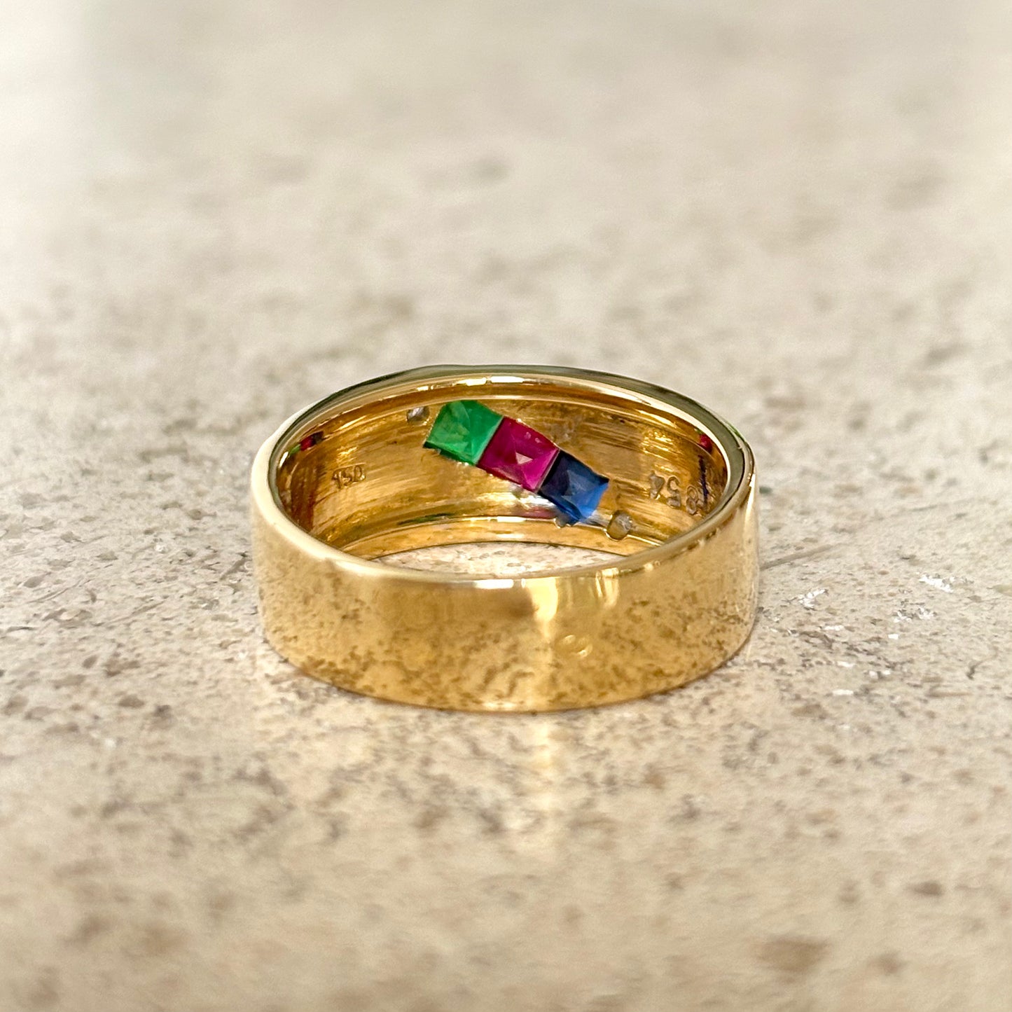 Bague Jonc Trilogie - Or Jaune 750