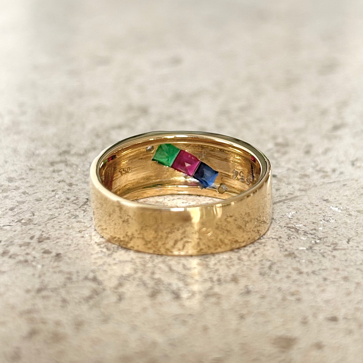 Bague Jonc Trilogie - Or Jaune 750