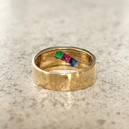 Bague Jonc Trilogie - Or Jaune 750