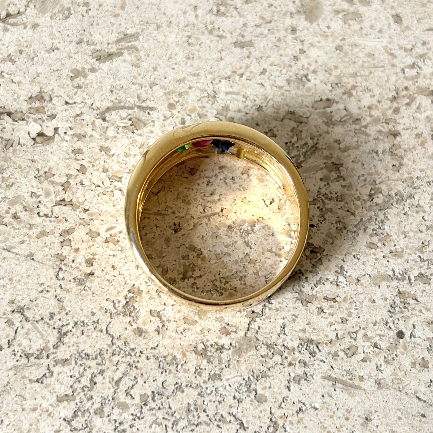 Bague Jonc Trilogie - Or Jaune 750