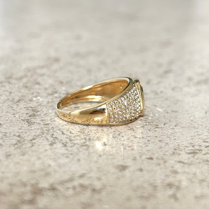 Bague Jonc - Or Jaune 750 & Saphir