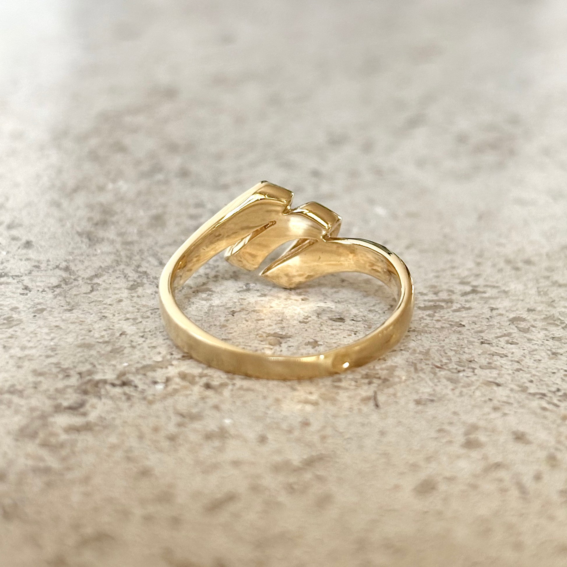 Bague Vague - Or Jaune 750 & Diamants