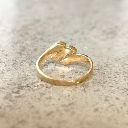 Bague Vague - Or Jaune 750 & Diamants