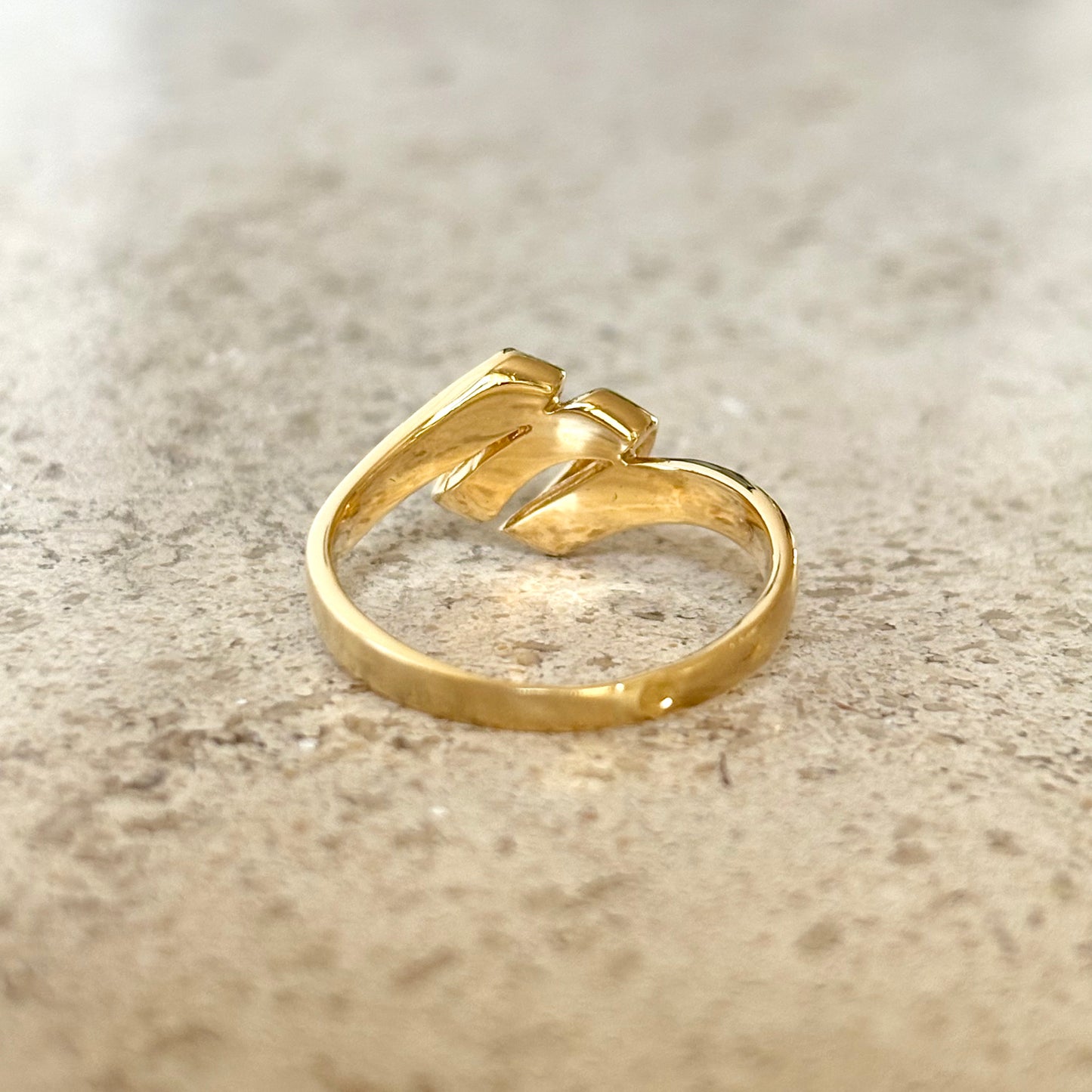Bague Vague - Or Jaune 750 & Diamants