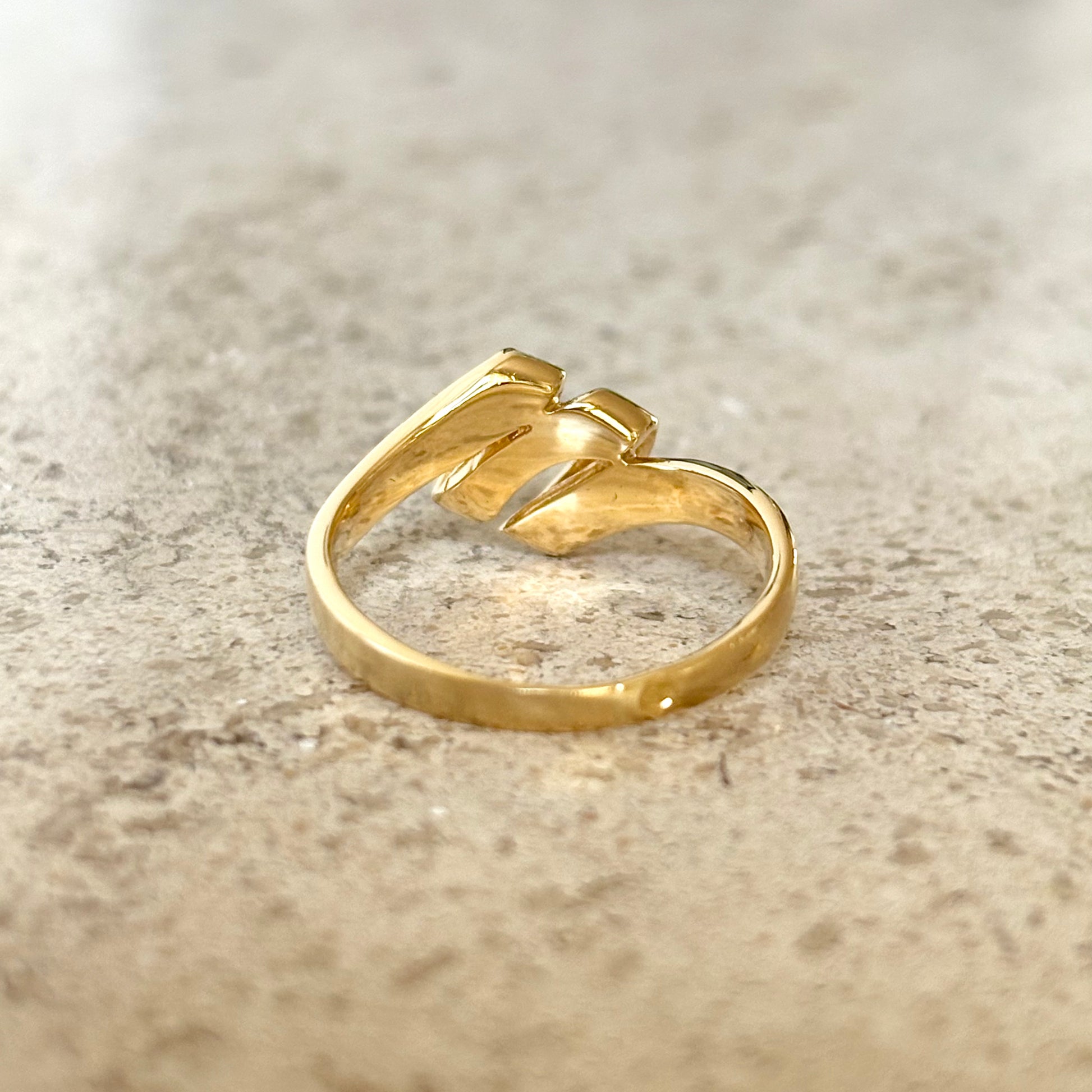 Bague Vague - Or Jaune 750 & Diamants