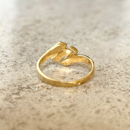 Bague Vague - Or Jaune 750 & Diamants