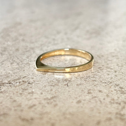 Bague Triangle - Or Jaune 750
