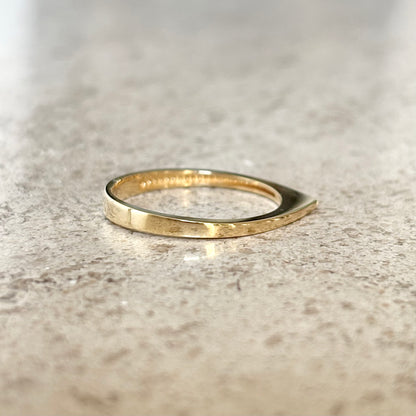 Bague Triangle - Or Jaune 750