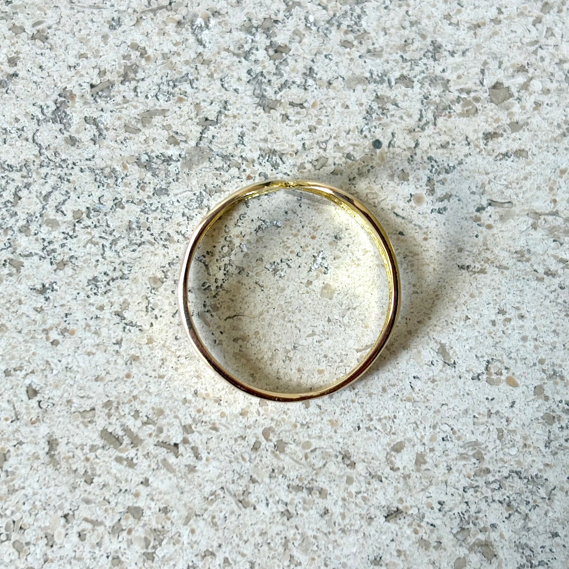 Bague Boucles - Or Jaune 750