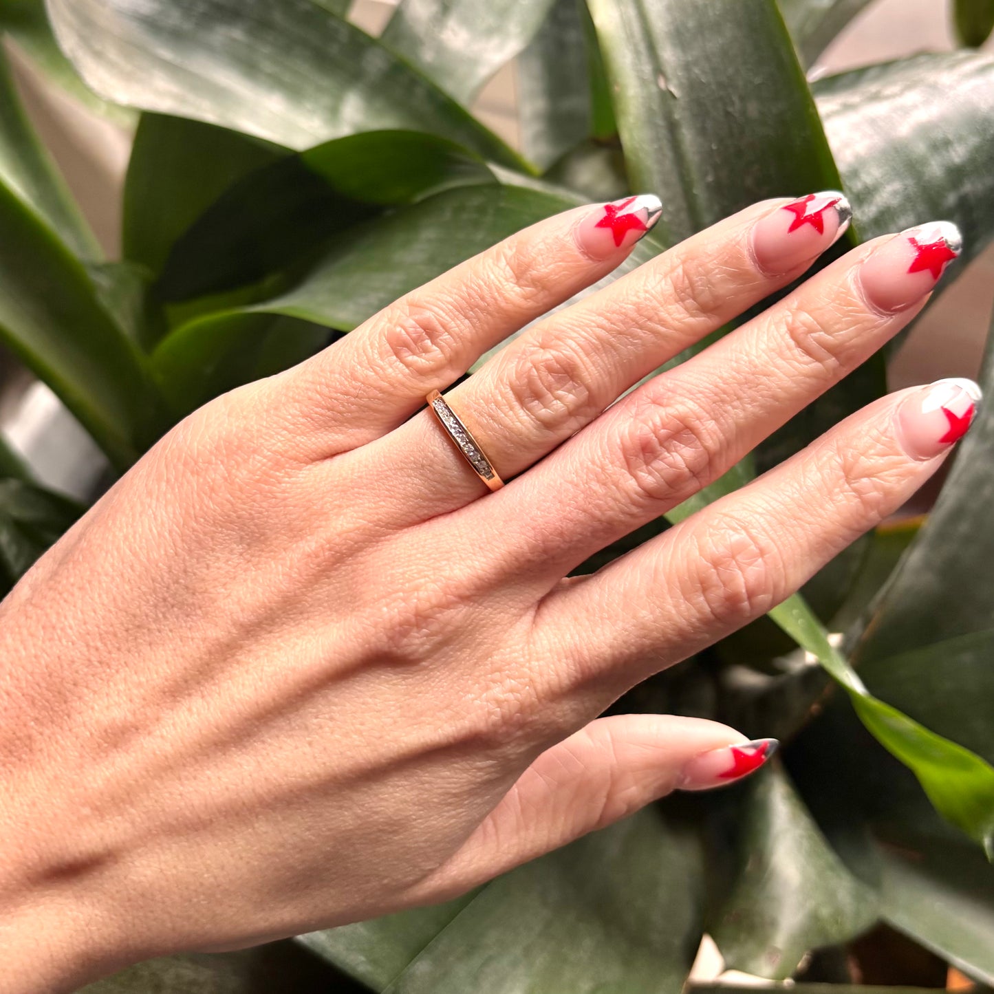 Bague Alliance - Or Jaune 750 & Diamants