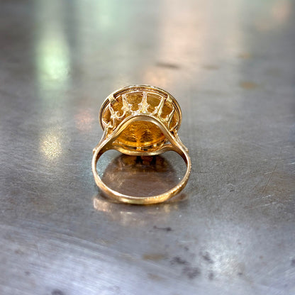Bague Pièce - Or Jaune 750 & Pièce Or 2,5 Pesos