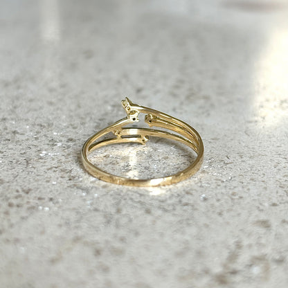 Bague Étoiles - Or Jaune 750 & Diamants