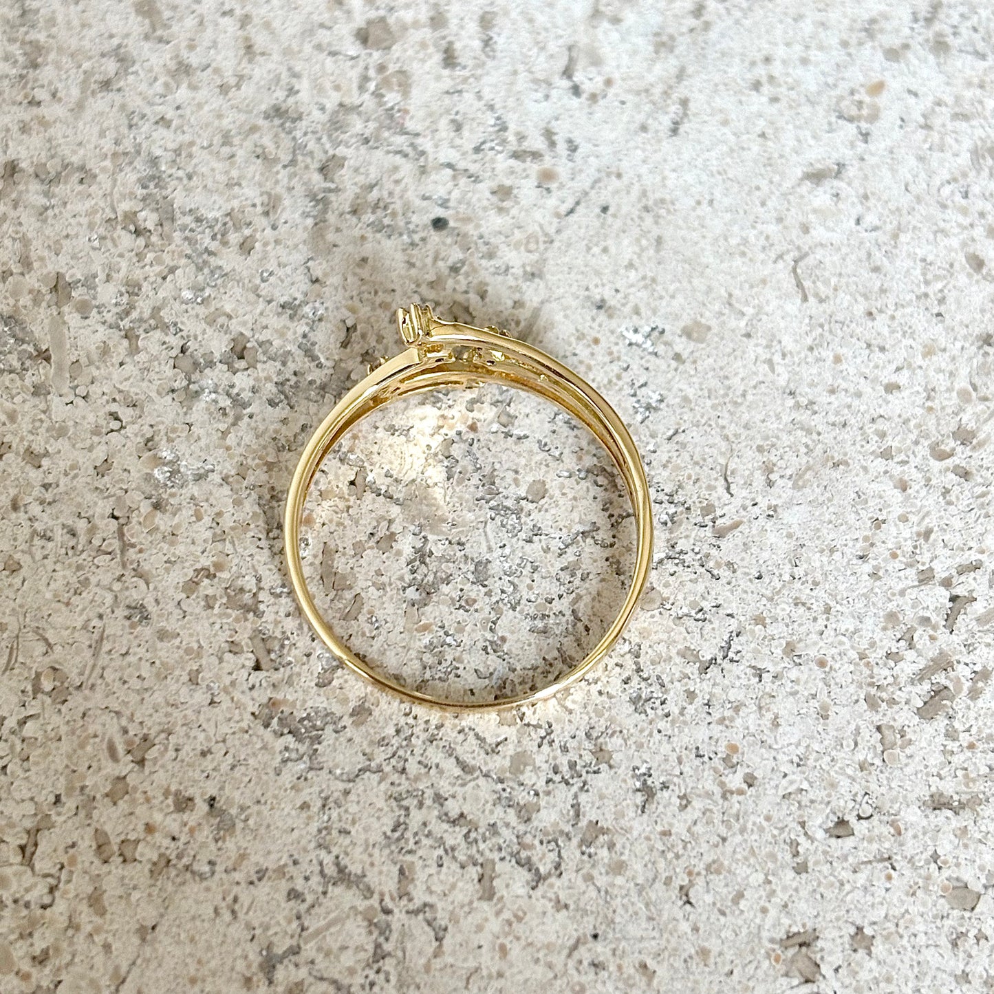 Bague Étoiles - Or Jaune 750 & Diamants