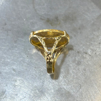 Bague Pièce - Or Jaune 750 & Pièce Or 20 Francs Napoléon