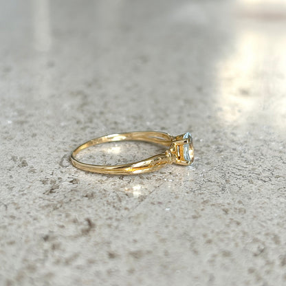 Bague Aigue-Marine - Or Jaune 750