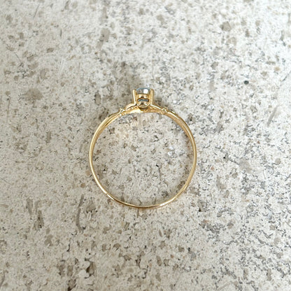 Bague Aigue-Marine - Or Jaune 750