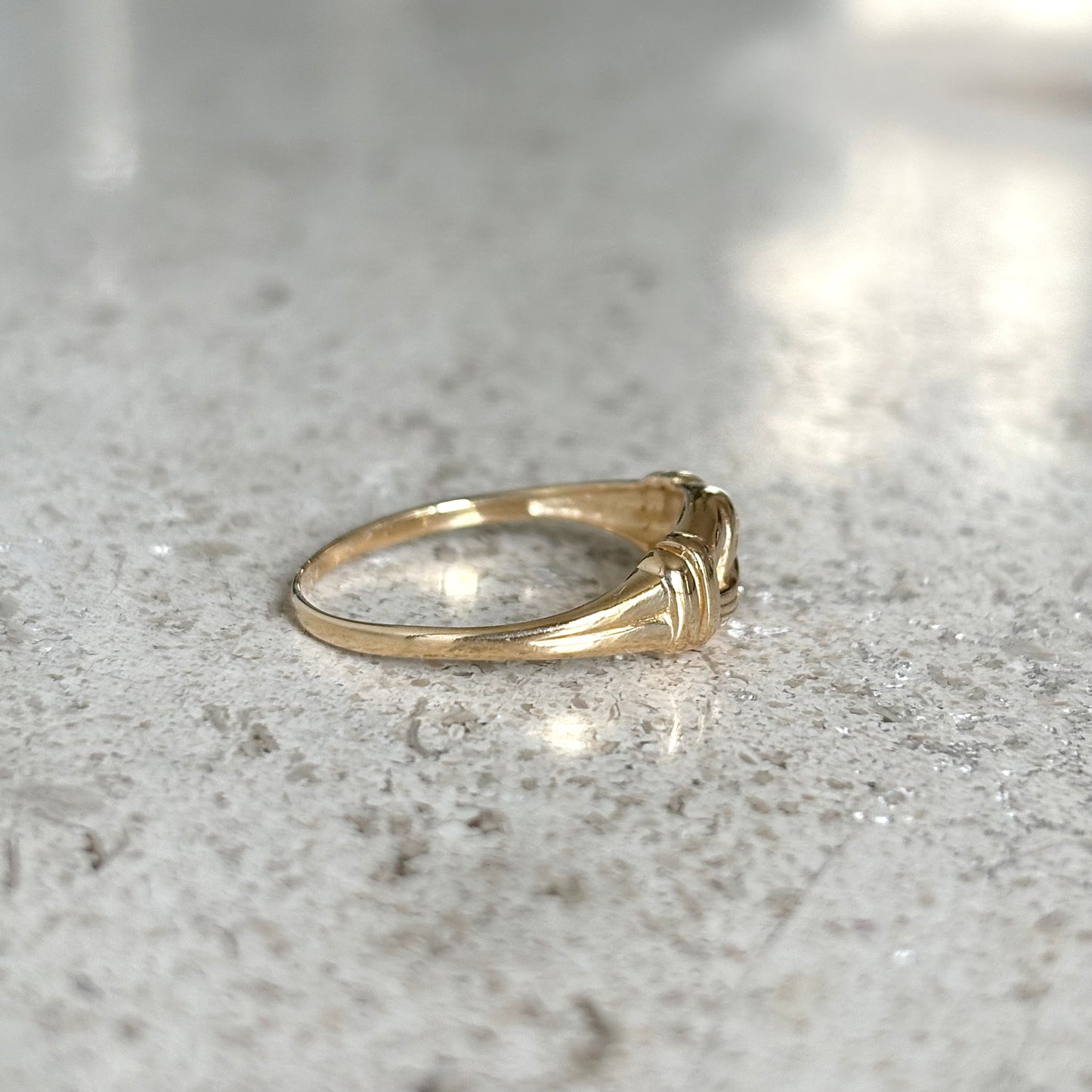 Bague Noeud - Or Jaune 750 & Diamants
