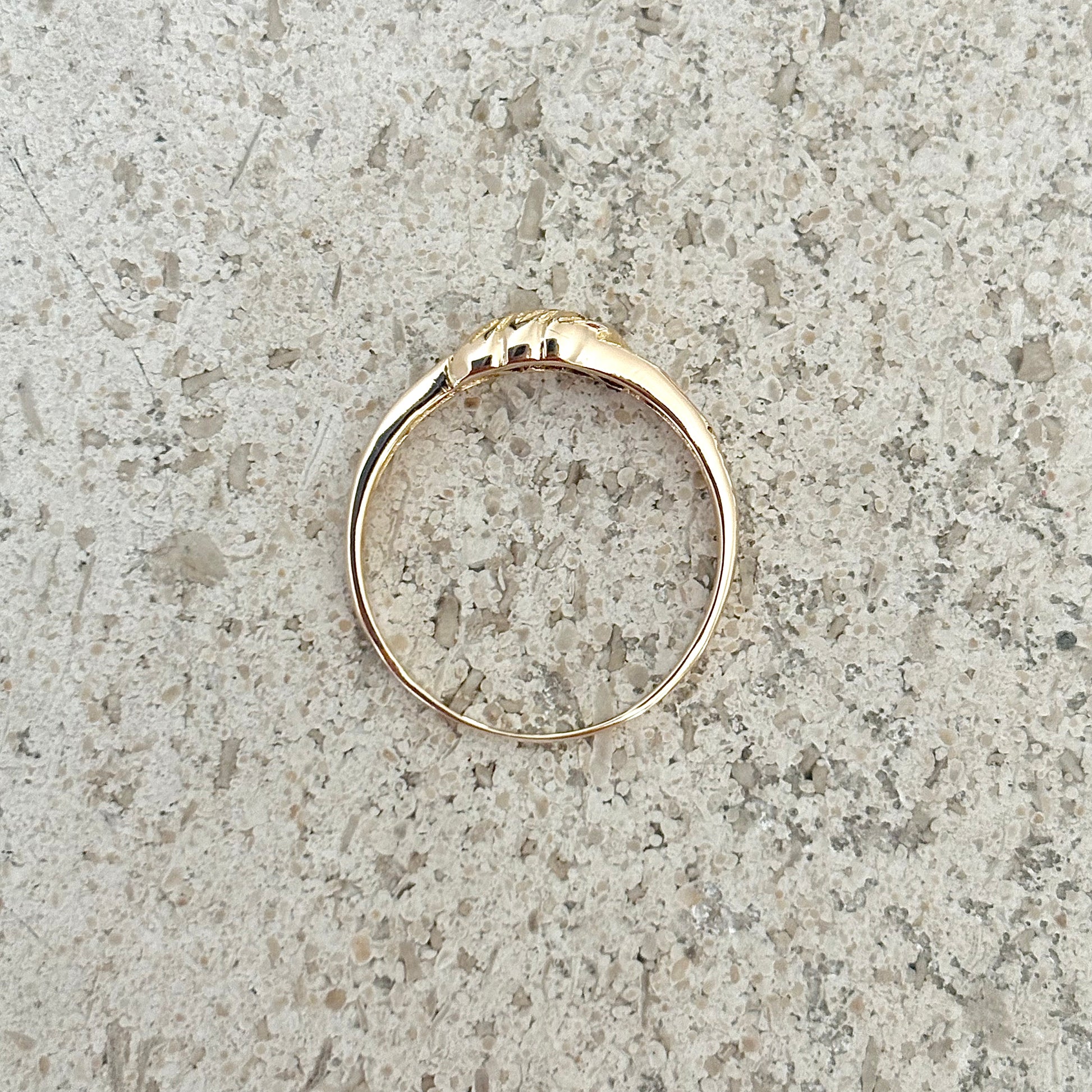 Bague Jonc - Or Jaune 750 & Diamants