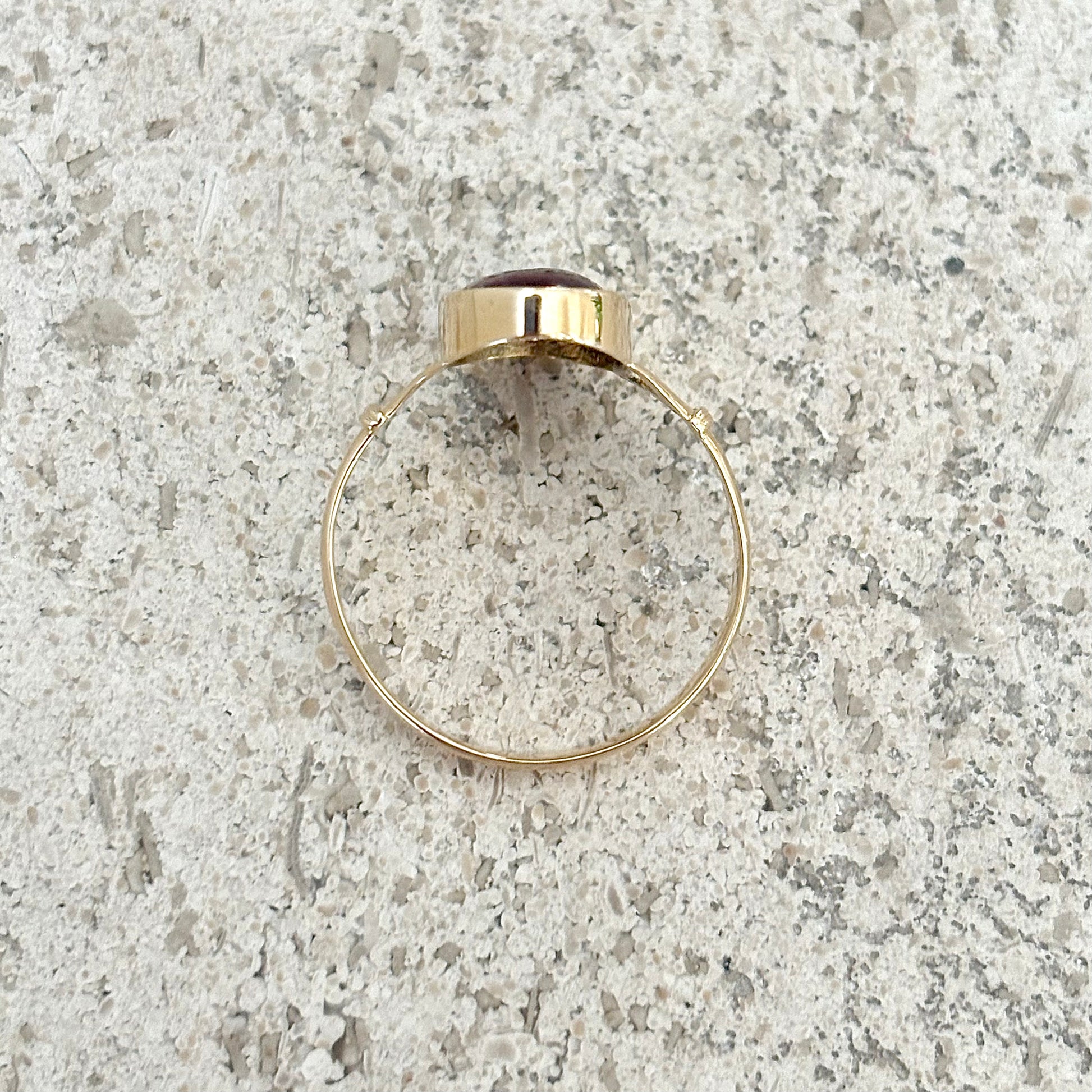 Bague Vintage Limoges - Or Jaune 750 & Émail