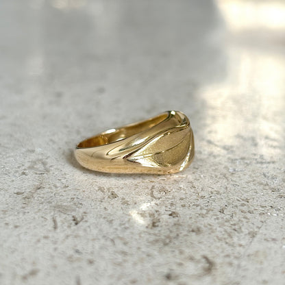 Bague Jonc - Or Jaune 750 & Diamants