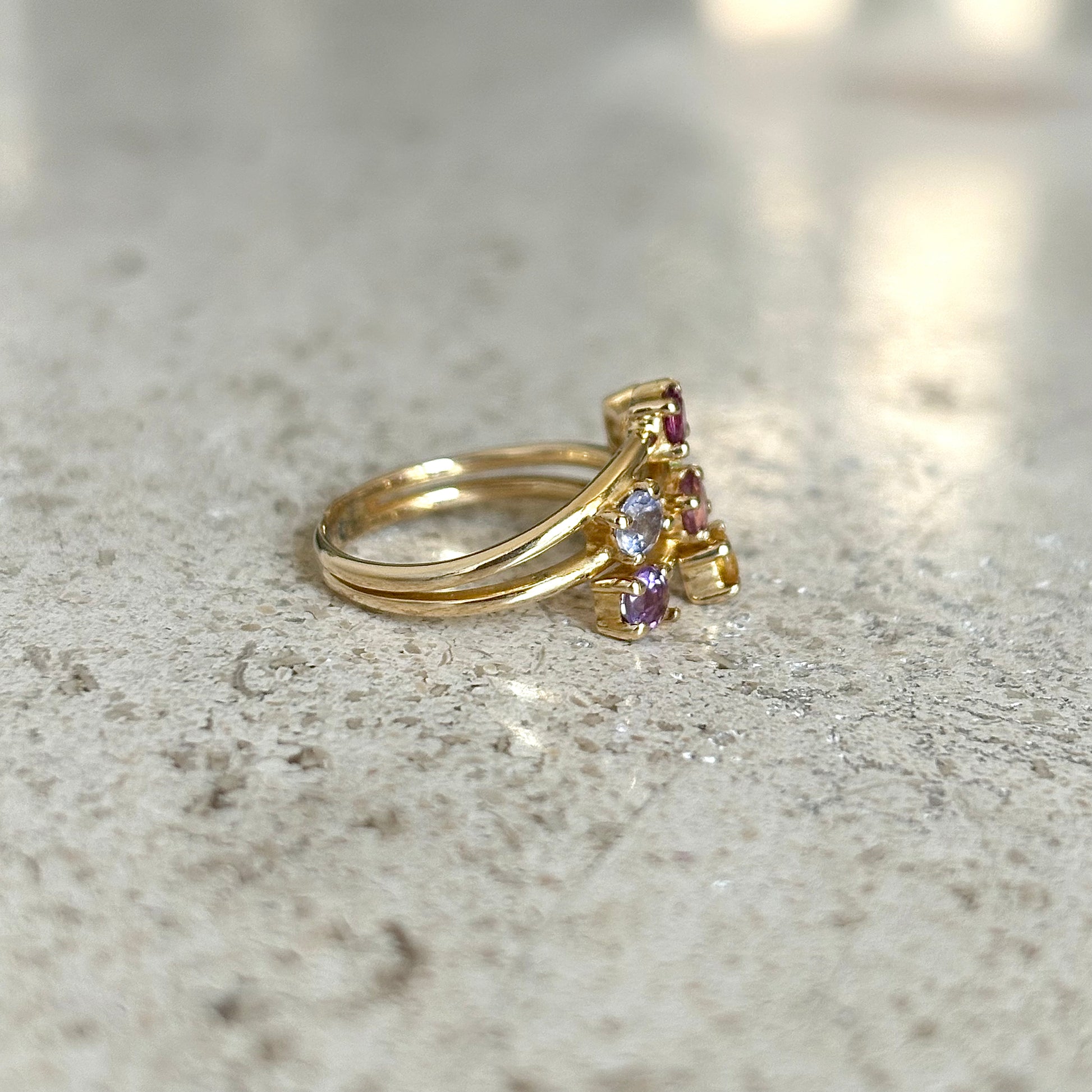 Bague Multicolore - Or Jaune 750