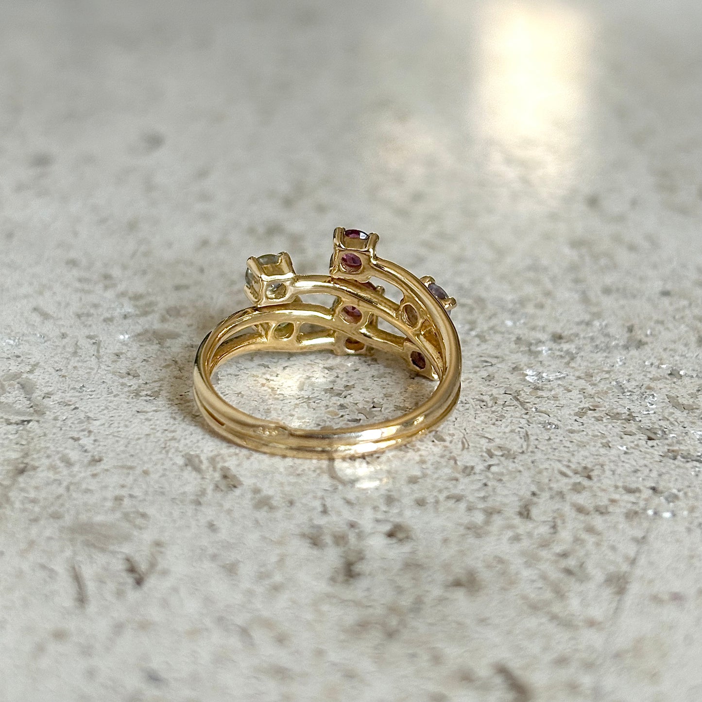 Bague Multicolore - Or Jaune 750