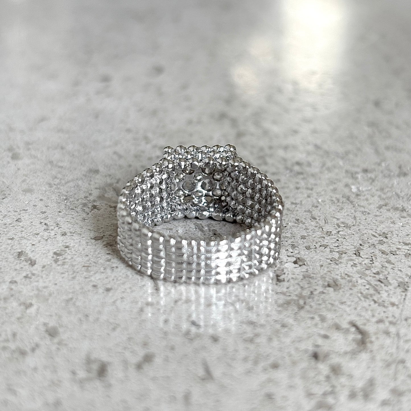 Bague Pavée - Or Blanc 750 & Diamants