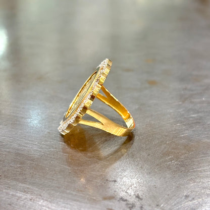 Bague Pièce - Or Jaune 750 & Pièce Or 20 Francs Napoléon