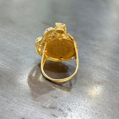 Bague Pièce - Or Jaune 750 & Pièce Or 10 Francs Napoléon