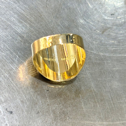 Bague Chevalière Lion - Or Jaune 750