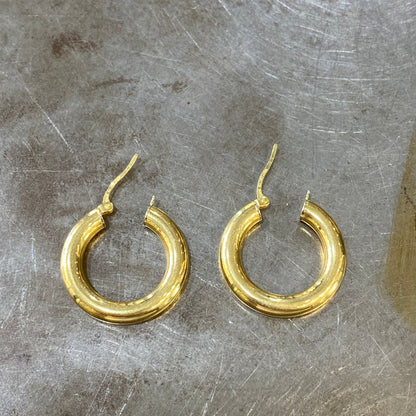 Boucles d'oreilles Créoles - Or Jaune 750 Neuf