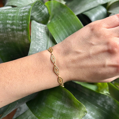 Bracelet Filigrane - Or Jaune 750