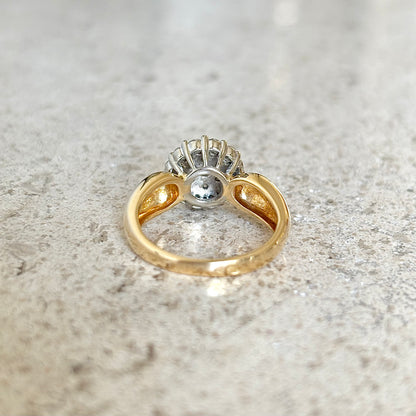 Bague Dôme Pavée - Or Jaune 750 & Diamants