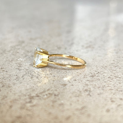 Bague Aigue-Marine - Or Jaune 750