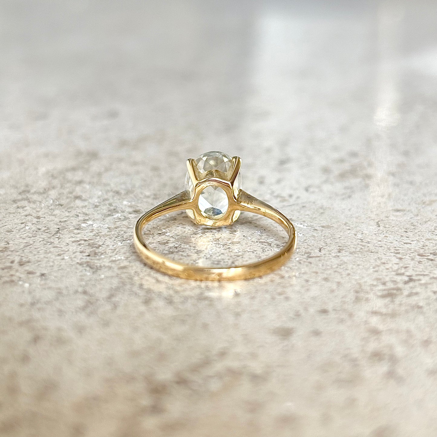 Bague Aigue-Marine - Or Jaune 750