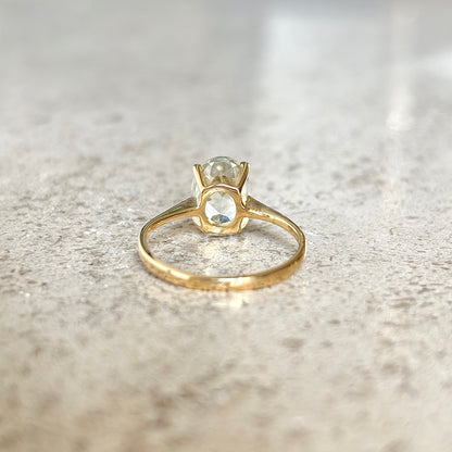 Bague Aigue-Marine - Or Jaune 750