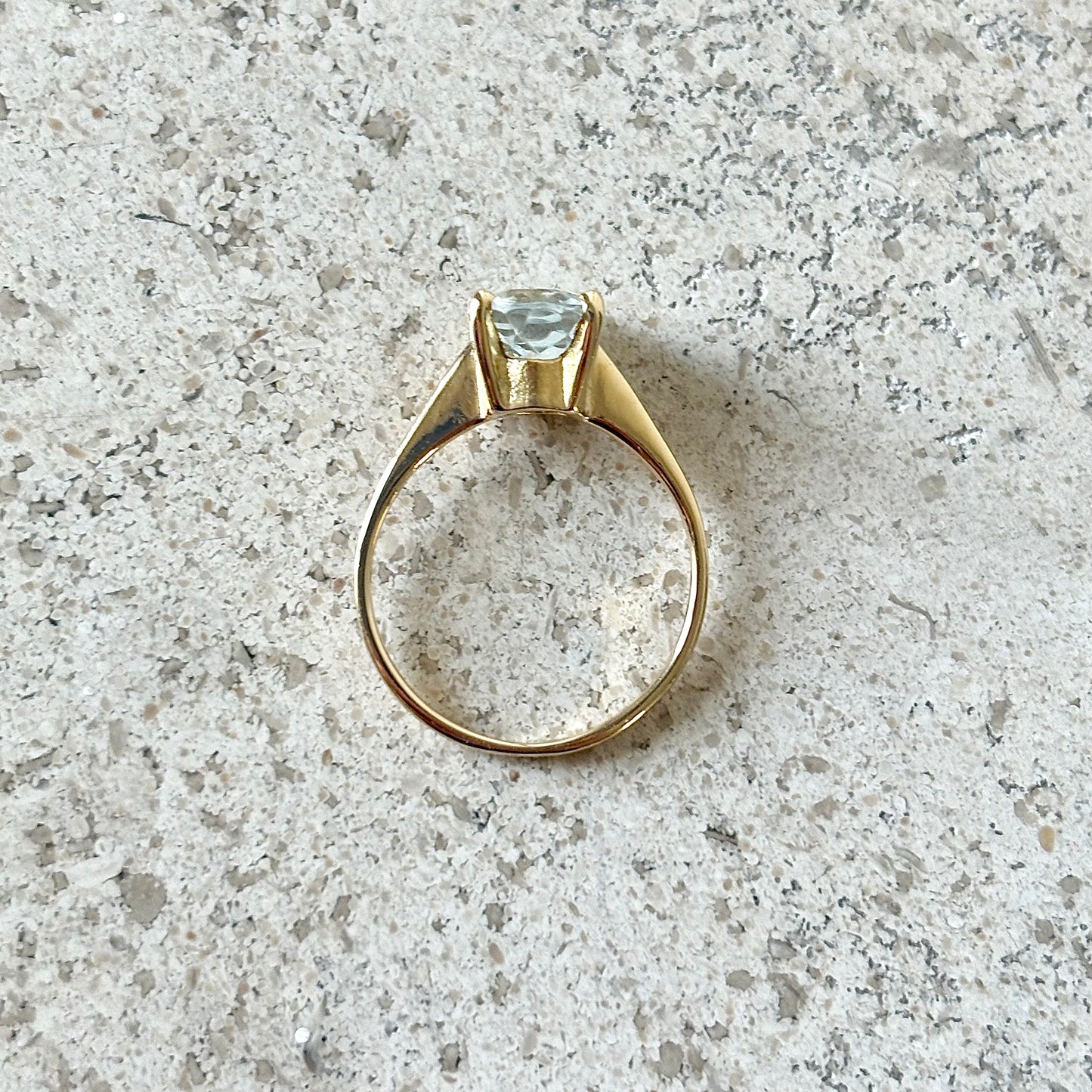 Bague Aigue-Marine - Or Jaune 750
