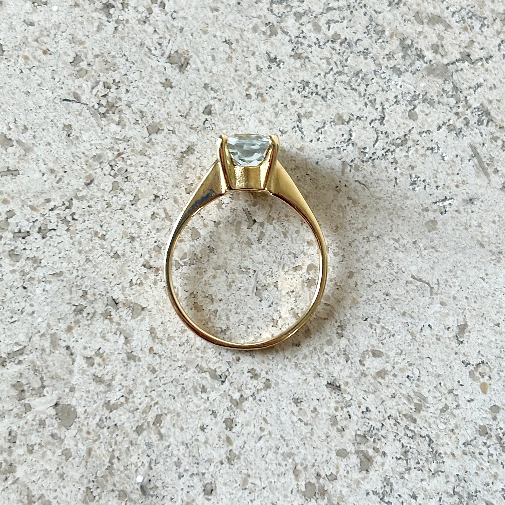 Bague Aigue-Marine - Or Jaune 750